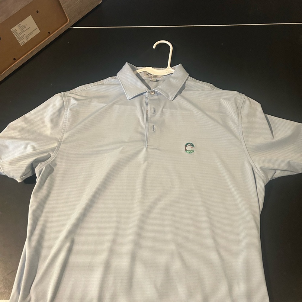 Peter Millar Blue Polo Shirt Short Sleeve